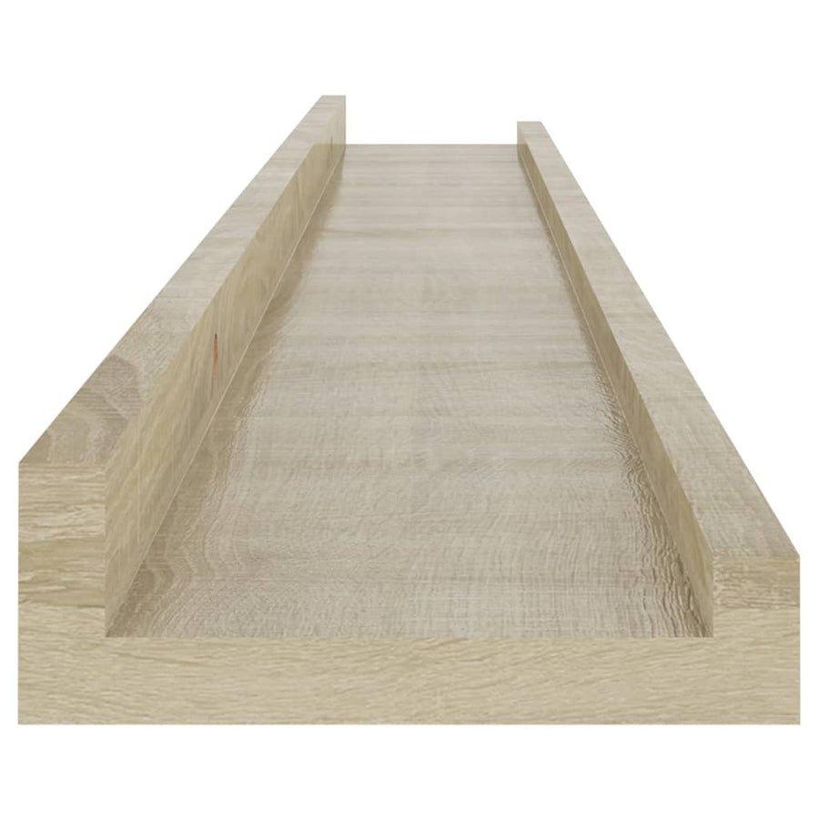 Wandschappen Kleurig 4 80 x 9 x 3 cm Sonoma eiken