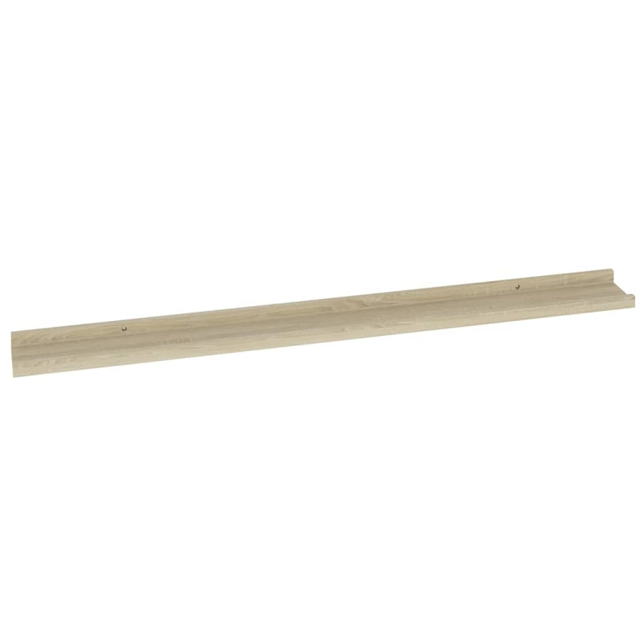 Wandschappen Kleurig 4 100 x 9 x 3 cm Sonoma eiken