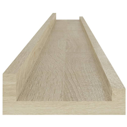 Wandschappen Kleurig 4 100 x 9 x 3 cm Sonoma eiken