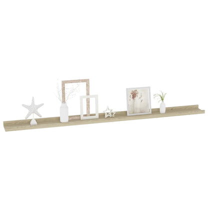 Wandschappen Kleurig 4 115 x 9 x 3 cm Sonoma eiken