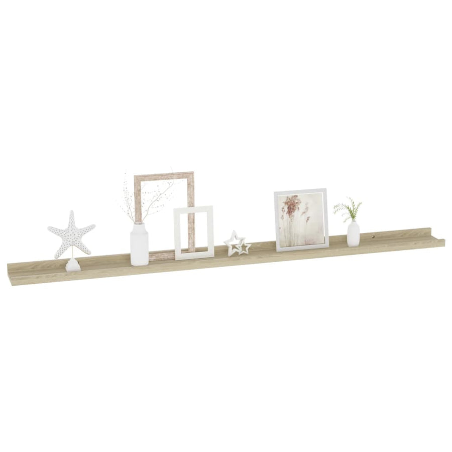 Wandschappen Kleurig 4 115 x 9 x 3 cm Sonoma eiken