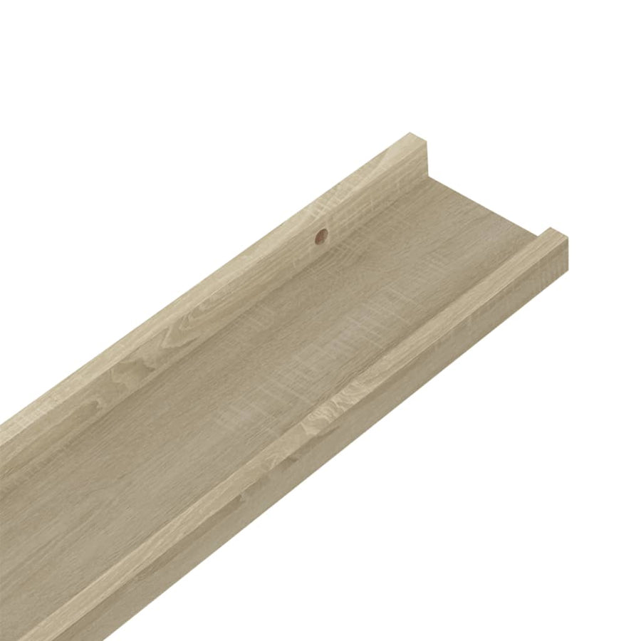 Wandschappen Kleurig 4 115 x 9 x 3 cm Sonoma eiken