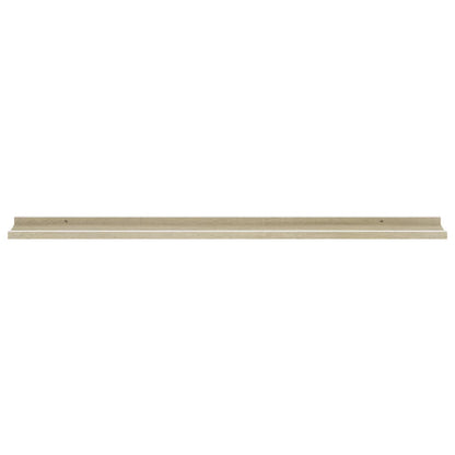 Wandschappen Kleurig 2 115 x 9 x 3 cm Wit en sonoma eiken