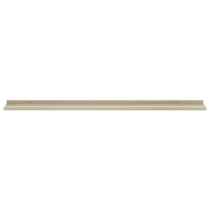 Wandschappen Kleurig 4 115 x 9 x 3 cm Wit en sonoma eiken