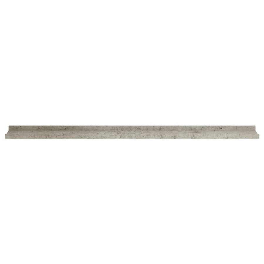 Wandschappen 2 st 115x9x3 cm betongrijs