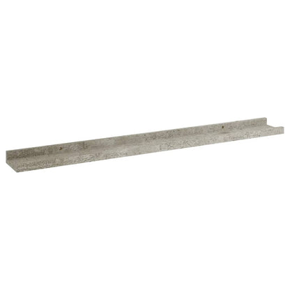 Wandschappen 4 80 x 9 x 3 cm Betongrijs