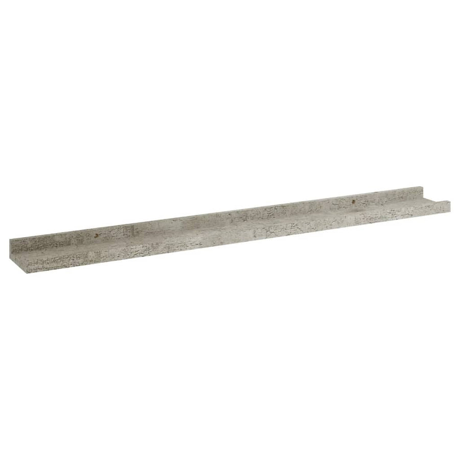 Wandschappen 4 80 x 9 x 3 cm Betongrijs