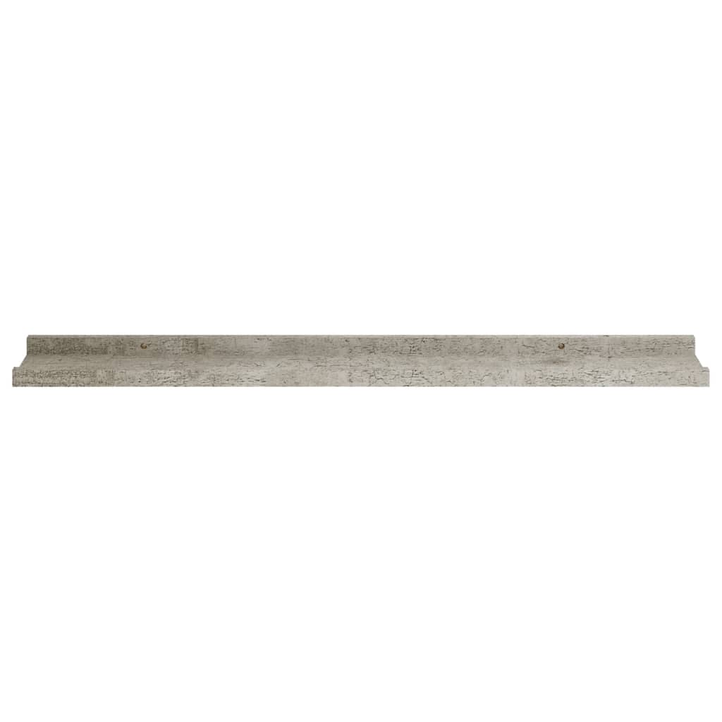 Wandschappen 4 80 x 9 x 3 cm Betongrijs