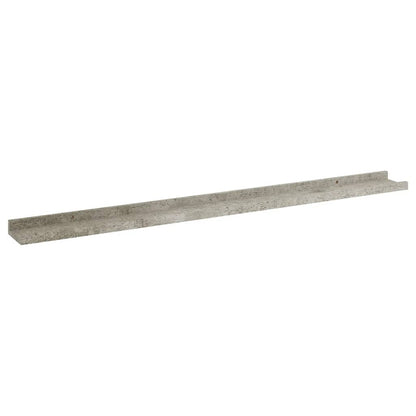 Wandschappen 4 100 x 9 x 3 cm Betongrijs