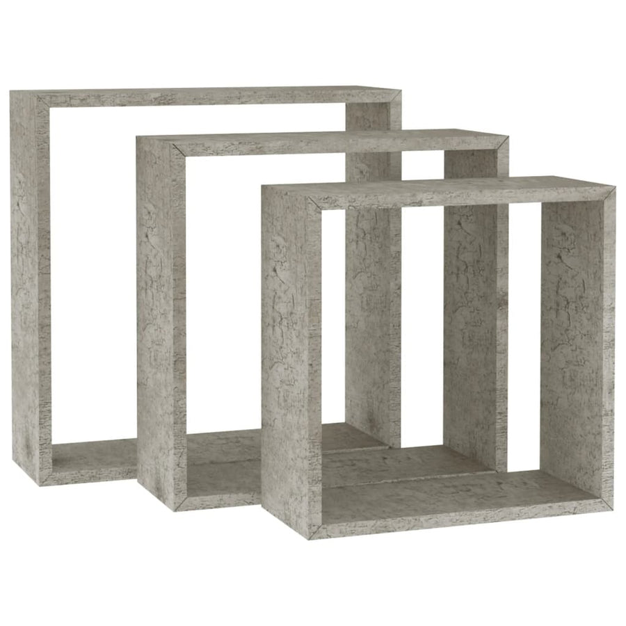Wandschappen Kubus Betongrijs