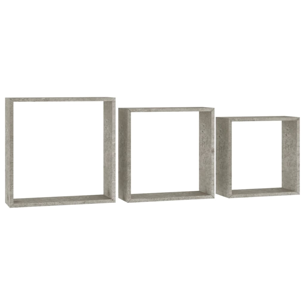 Wandschappen Kubus Betongrijs