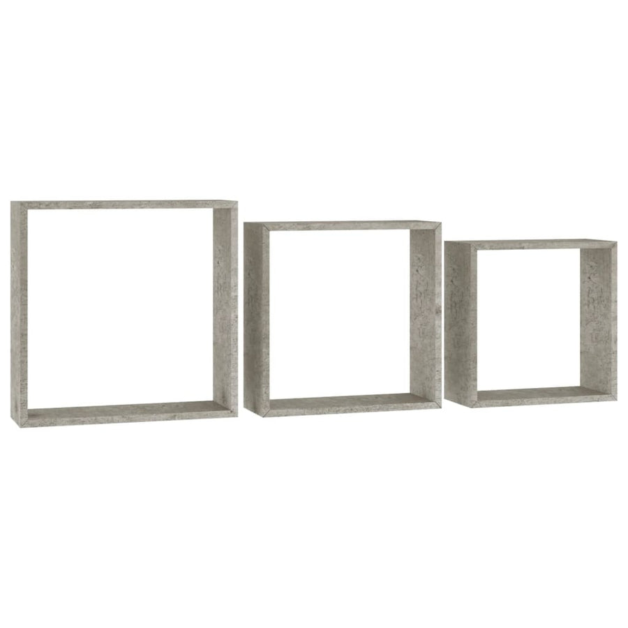 Wandschappen Kubus Betongrijs