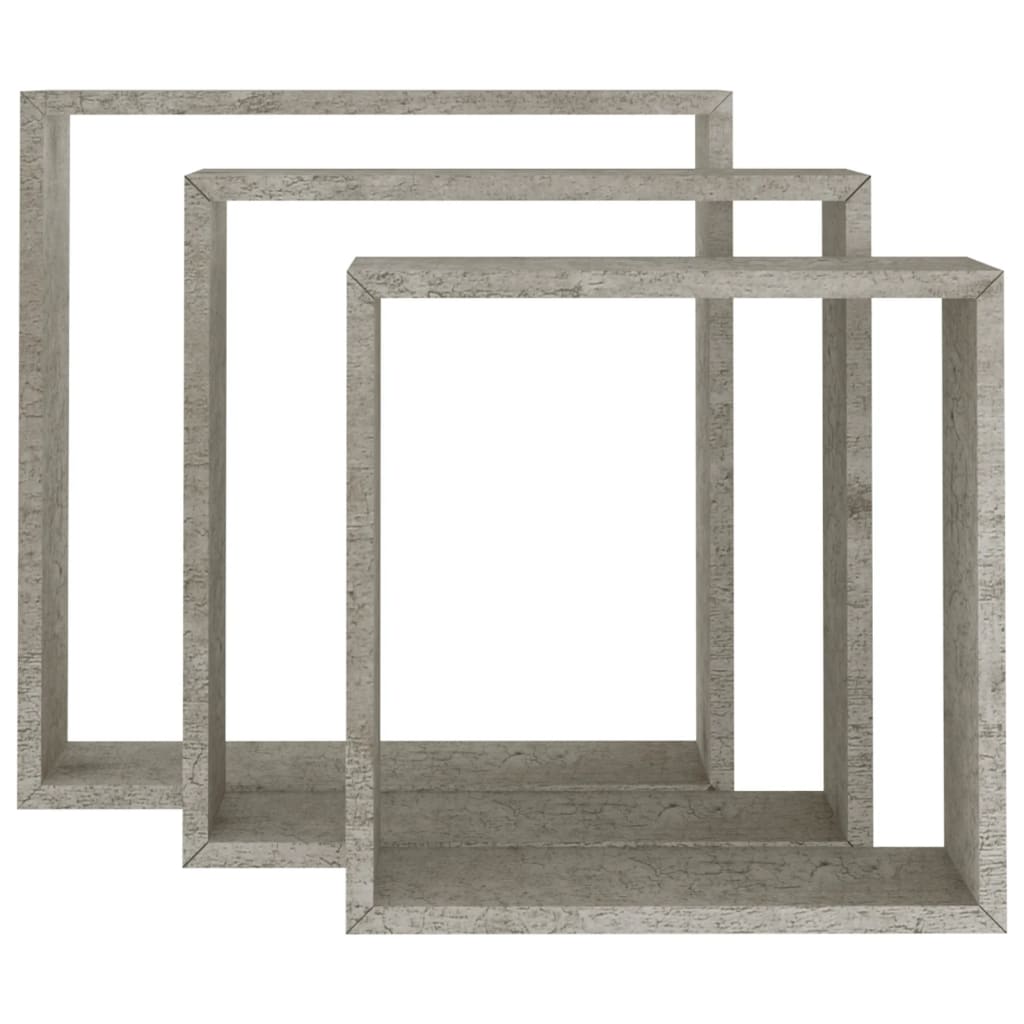 Wandschappen Kubus Betongrijs