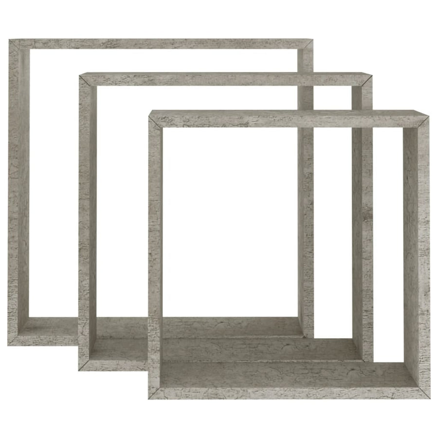 Wandschappen Kubus Betongrijs