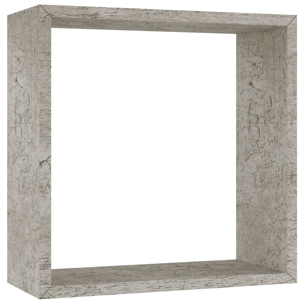 Wandschappen Kubus Betongrijs