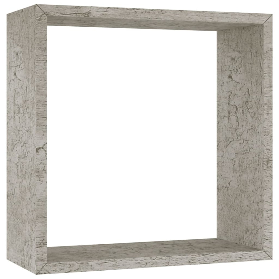 Wandschappen Kubus Betongrijs