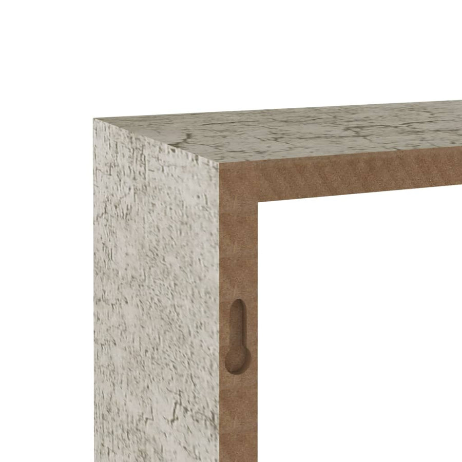 Wandschappen Kubus Betongrijs