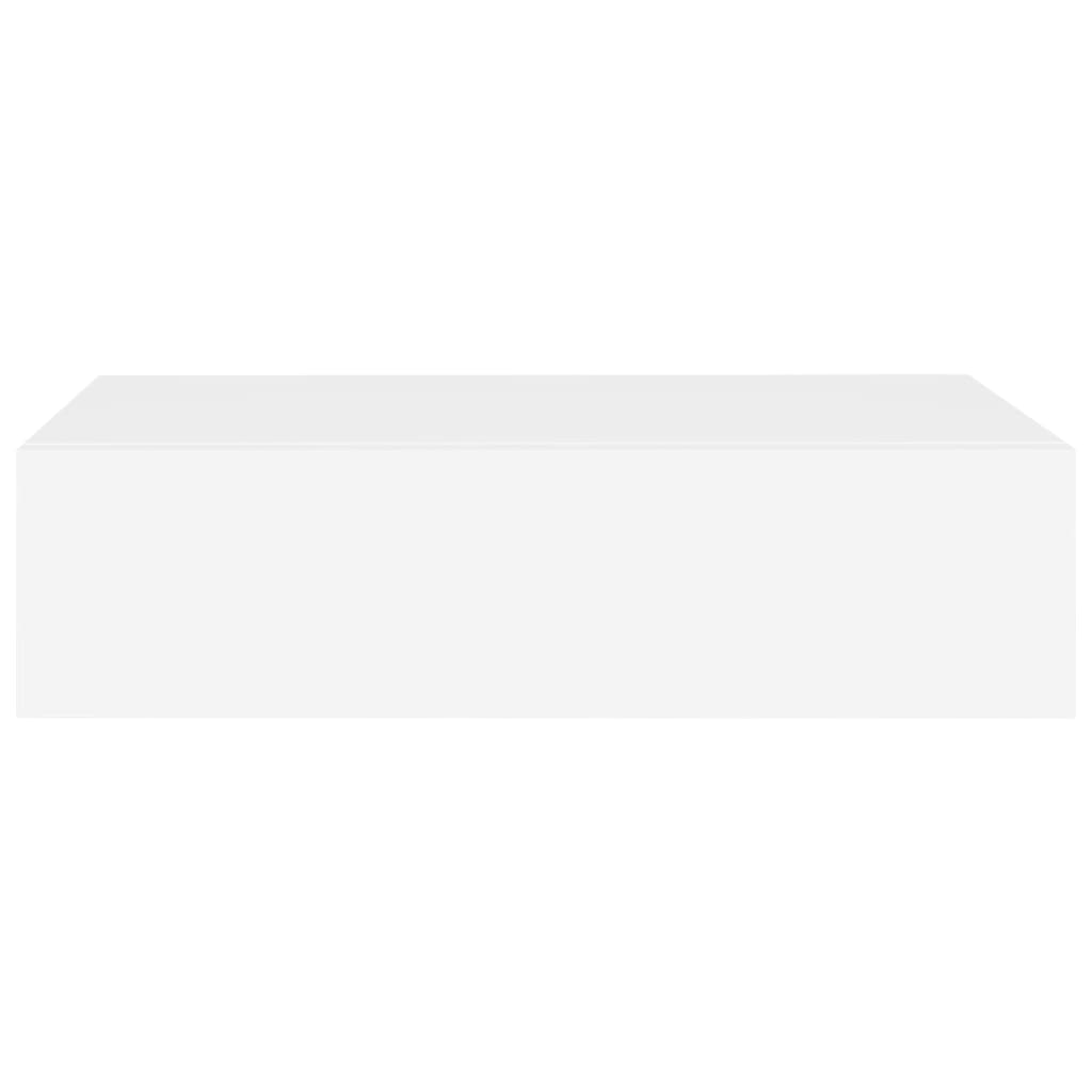 Wandschap Met Lade 40X23,5X0 Cm Mdf 1 40 x 23.5 x 10 cm Wit