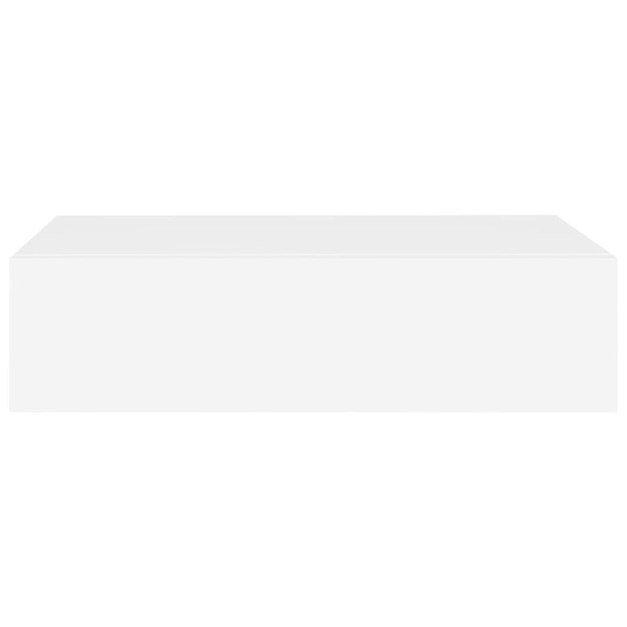 Wandschappen Met Lade 40X3,5X10 Cm Mdf 2 40 x 23.5 x 10 cm Wit