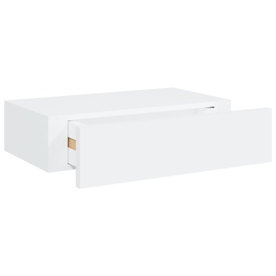Wandschappen Met Lade 40X3,5X10 Cm Mdf 2 40 x 23.5 x 10 cm Wit