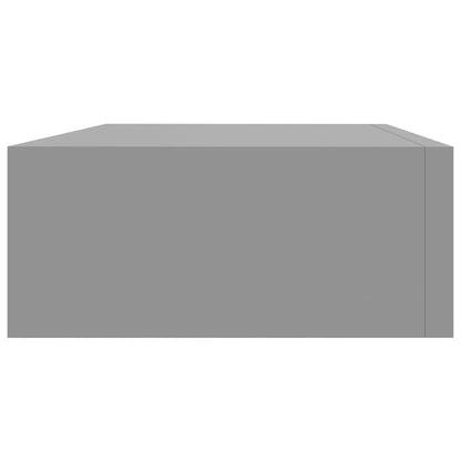 Wandschap Met Lade 40X23,5X0 Cm Mdf 1 40 x 23.5 x 10 cm Grijs