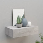 Wandschap met lade 40x23,5x10 cm MDF betongrijs