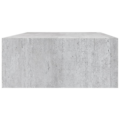 Wandschappen Met Lade 40X3,5X10 Cm Mdf 2 40 x 23.5 x 10 cm Betongrijs