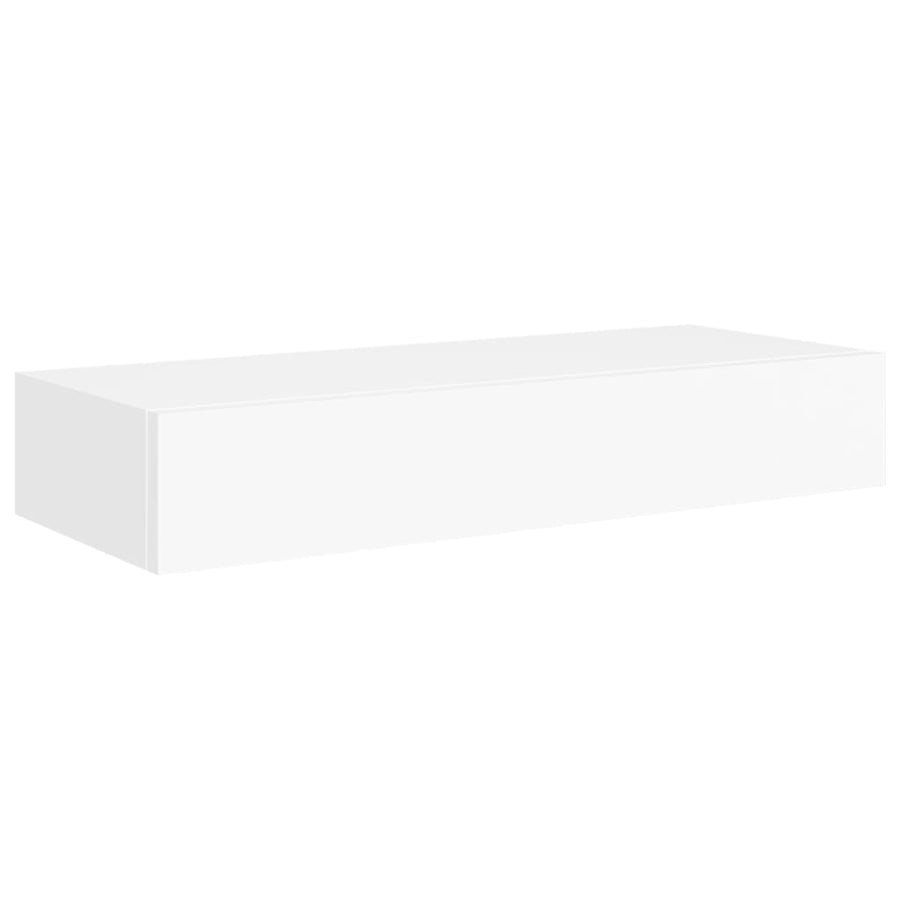 Wandschappen Met Lade 60X3,5X10 Cm Mdf 2 60 x 23.5 x 10 cm Wit