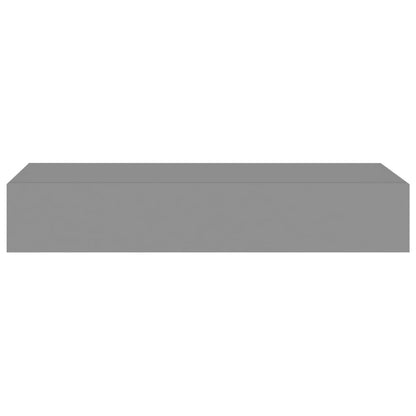 Viaxl Wandschappen Met Lade 60X3,5X10 Cm Mdf 2 60 x 23.5 x 10 cm Grijs