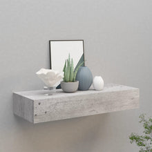Wandschap Met Lade 60X23,5X0 Cm Mdf 1 60 x 23.5 x 10 cm Betongrijs