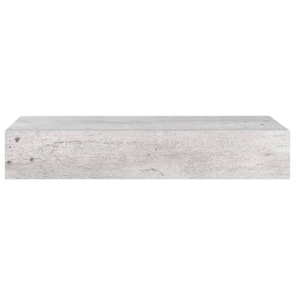 Wandschappen Met Lade 60X3,5X10 Cm Mdf 2 60 x 23.5 x 10 cm Betongrijs