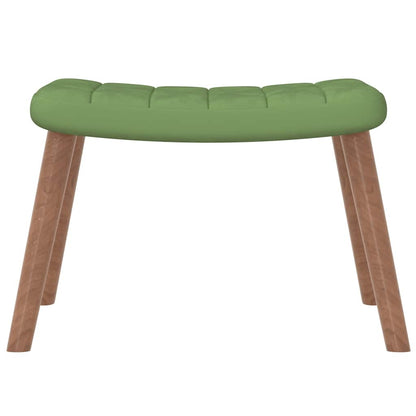 Relaxstoel Met Voetenbank Fluweel 1