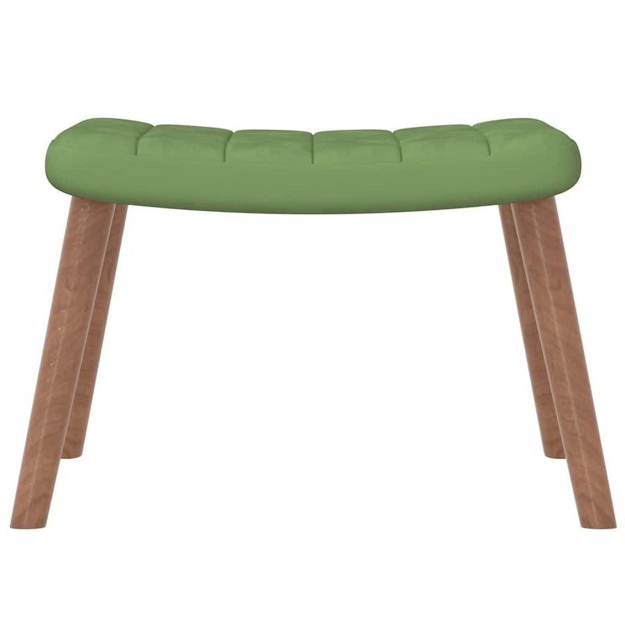 Relaxstoel Met Voetenbank Fluweel 1