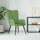 Relaxstoel groen fluweel