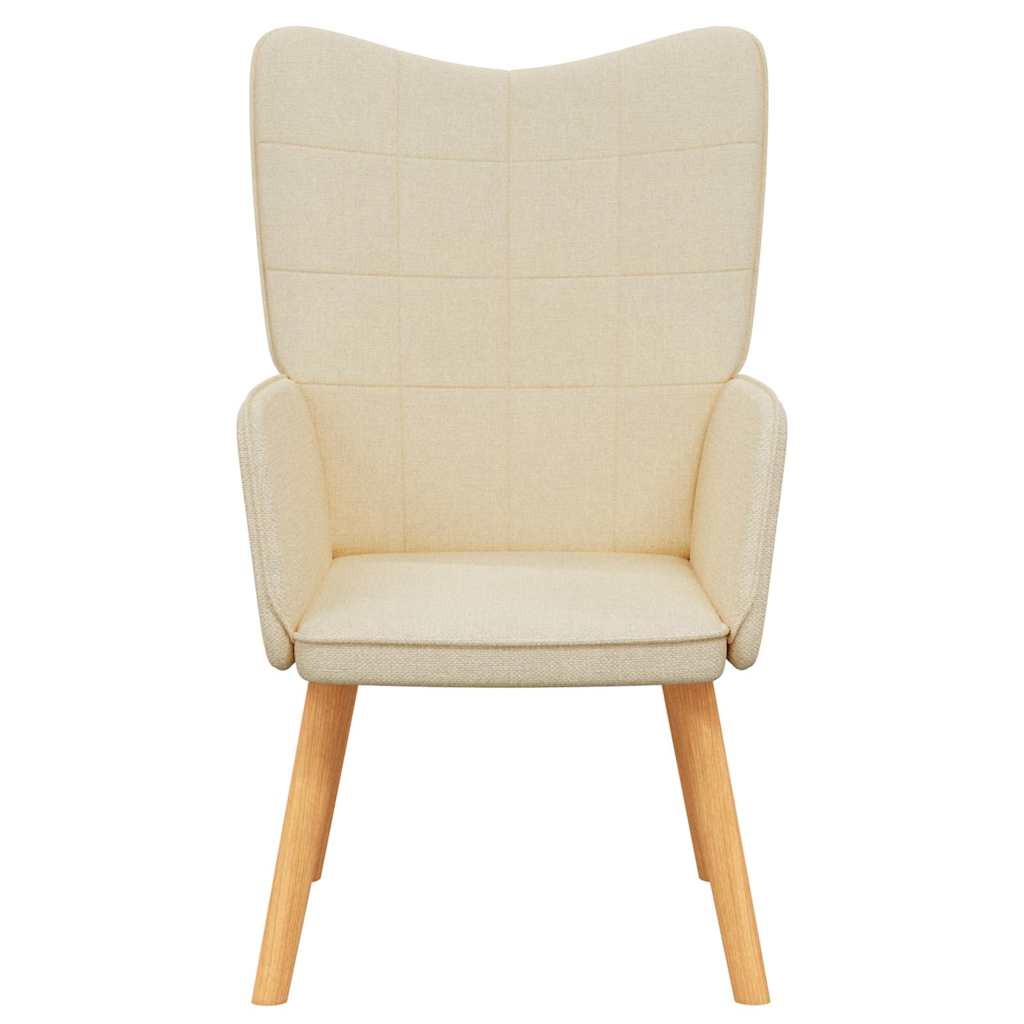 Relaxstoel Stof Kleurig 1 Crème