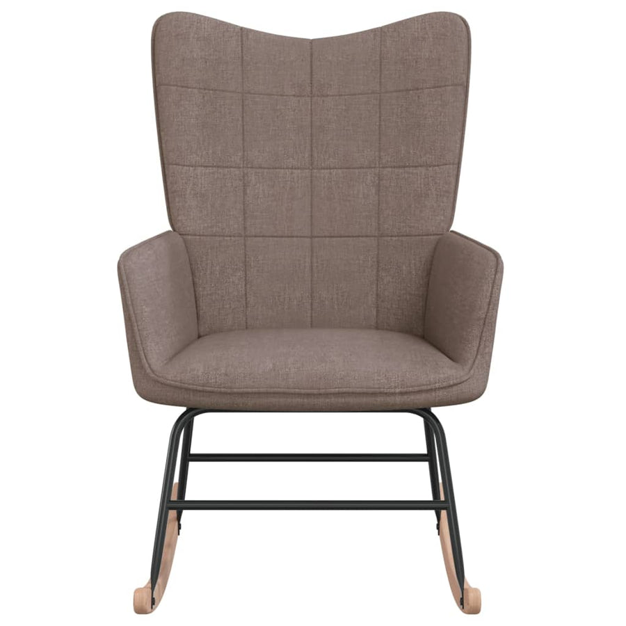 Schommelstoel stof taupe 1 Taupe