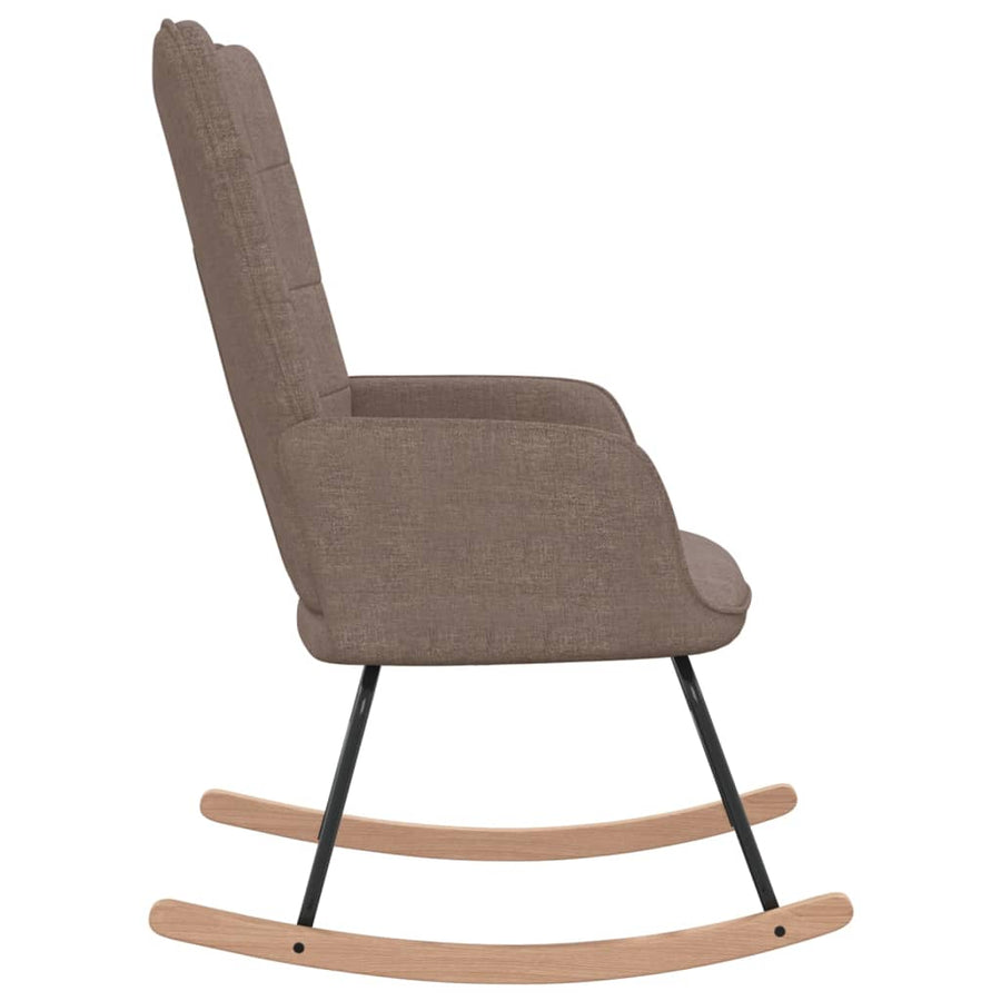 Schommelstoel stof taupe 1 Taupe