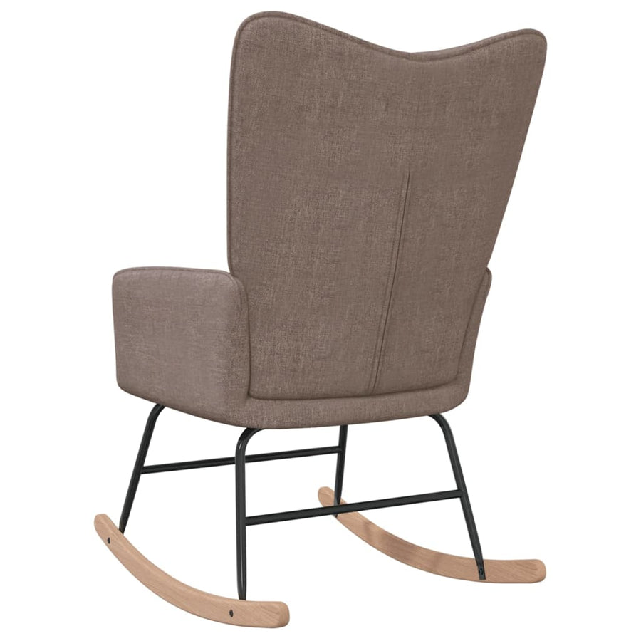 Schommelstoel stof taupe 1 Taupe