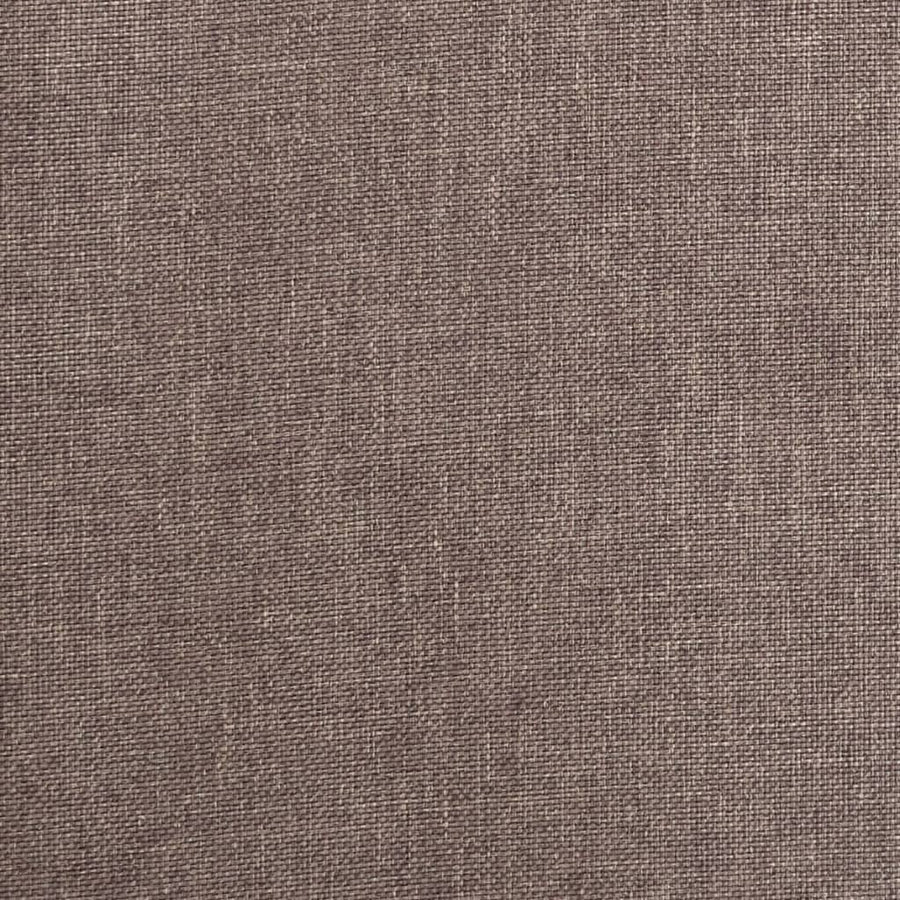 Schommelstoel met voetenbank stof taupe Taupe Met voetensteun