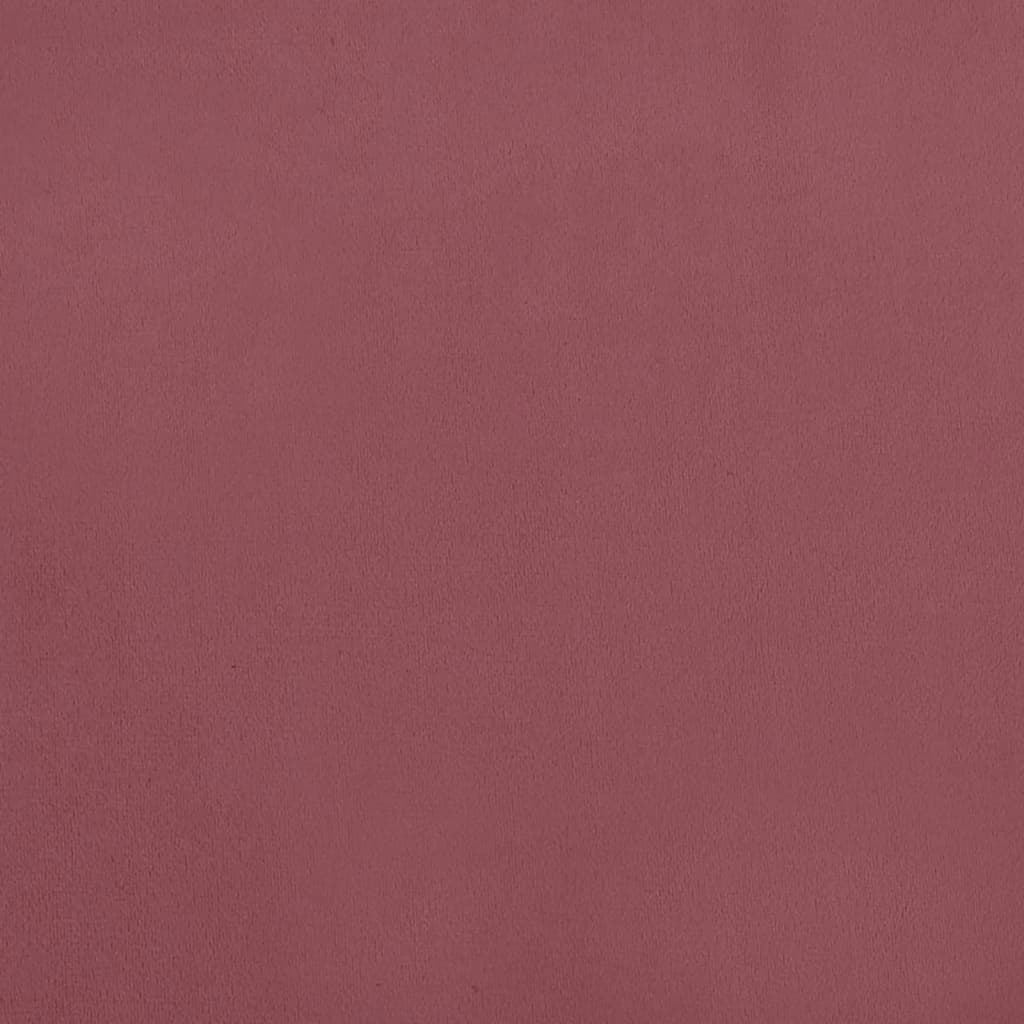 Relaxstoel Fluweel Roze Zonder voetensteun