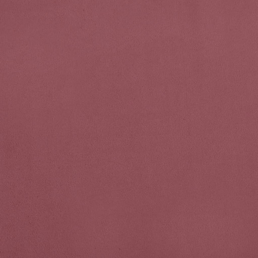 Relaxstoel Fluweel Roze Zonder voetensteun