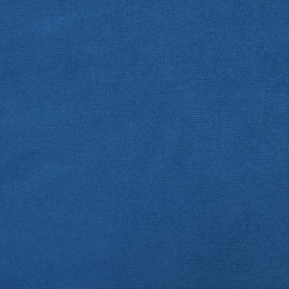Relaxstoel Fluweel Blauw Zonder voetensteun