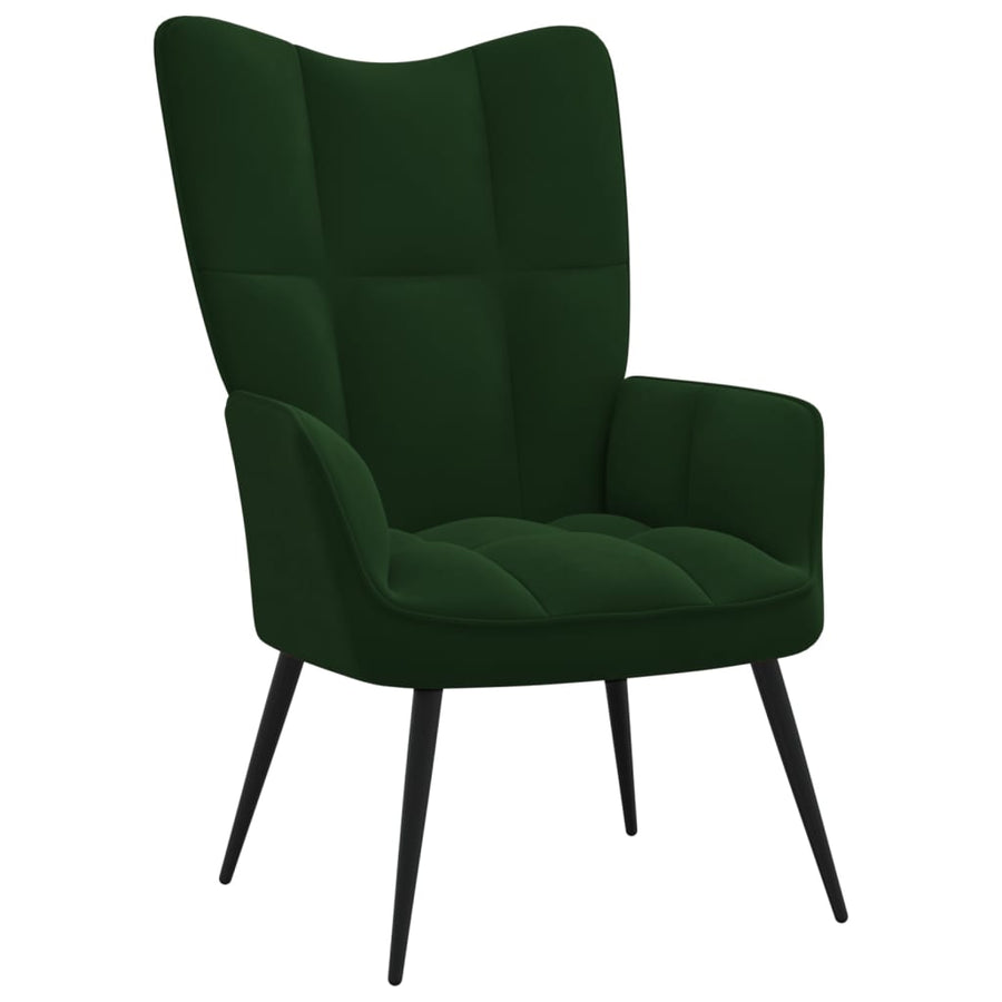 Relaxstoel Met Voetenbank Fluweel