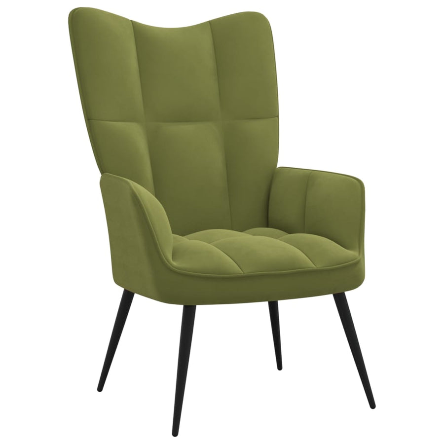 Relaxstoel Met Voetenbank Fluweel
