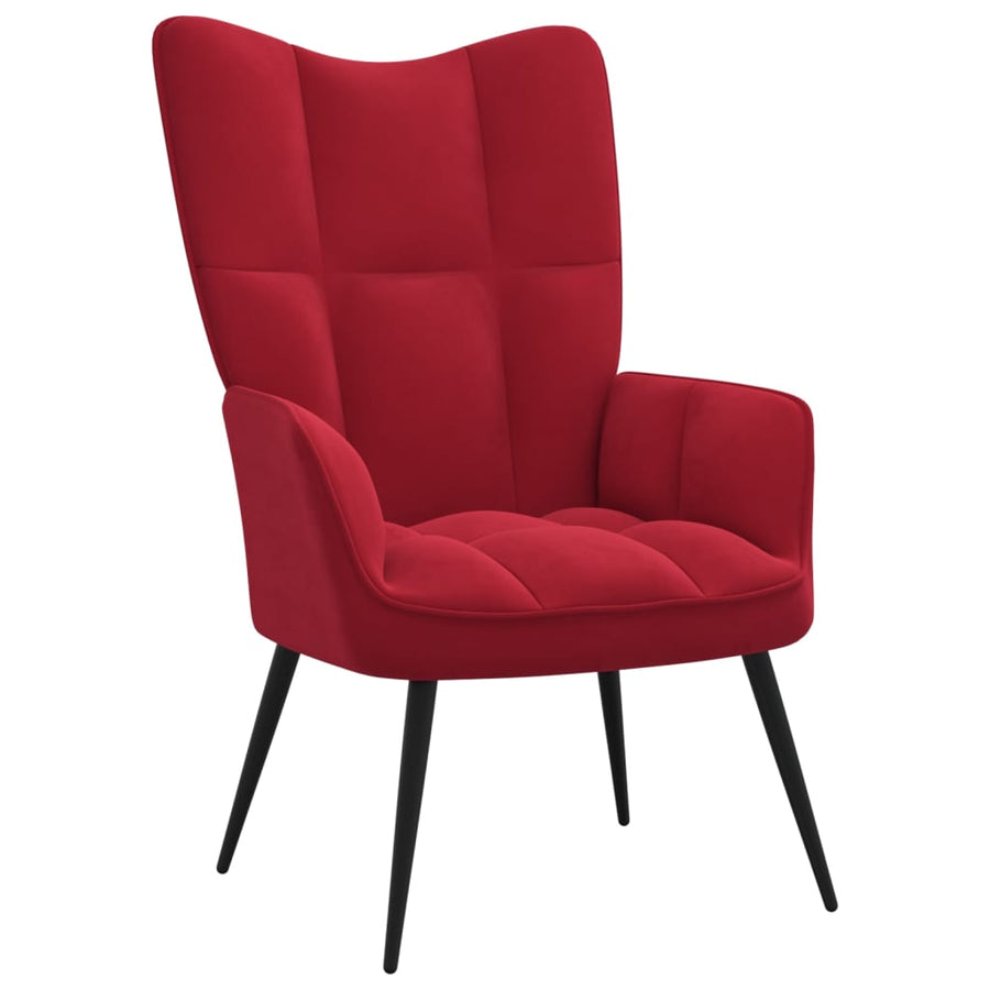Relaxstoel Met Voetenbank Fluweel