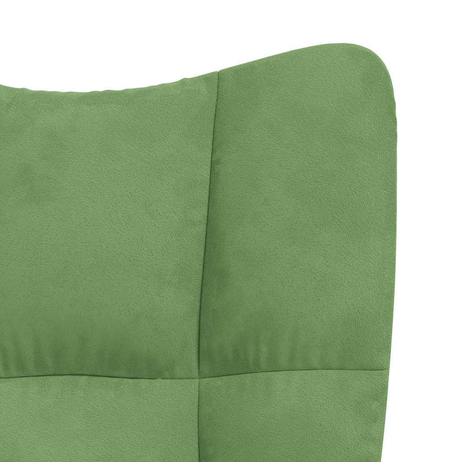 Relaxstoel Met Voetenbank Fluweel 1