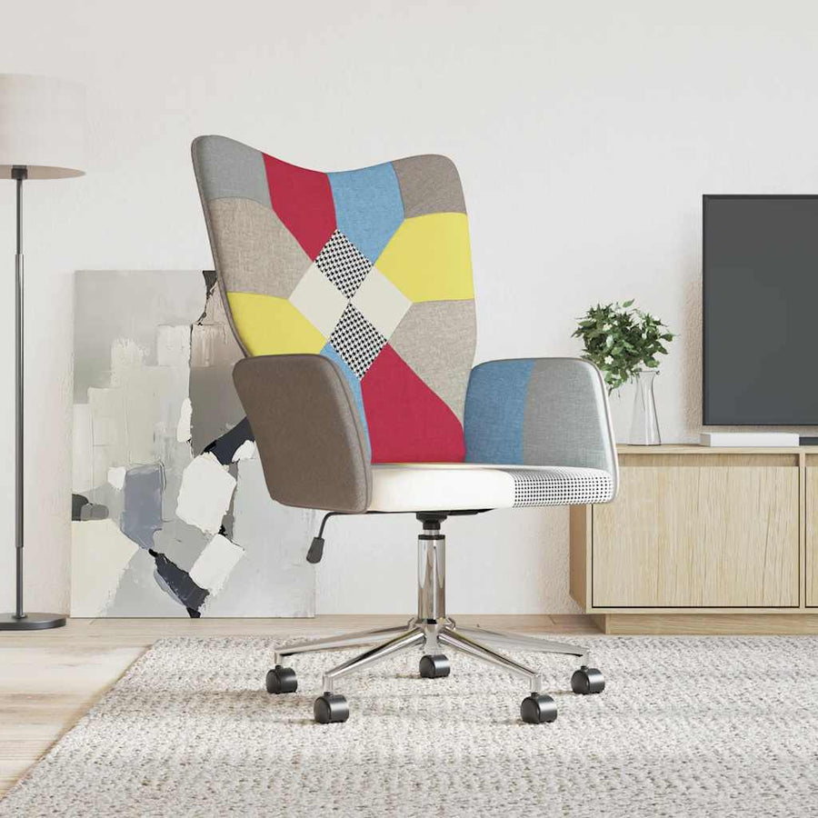 Relaxstoel patchwork stof