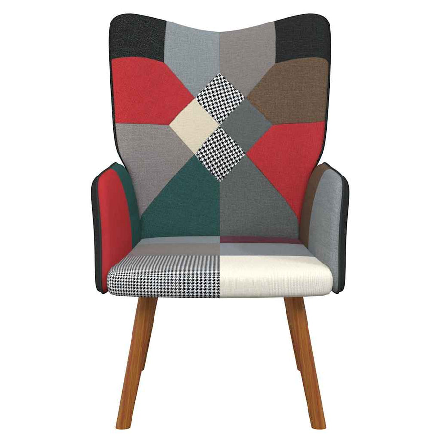 Relaxstoel patchwork stof