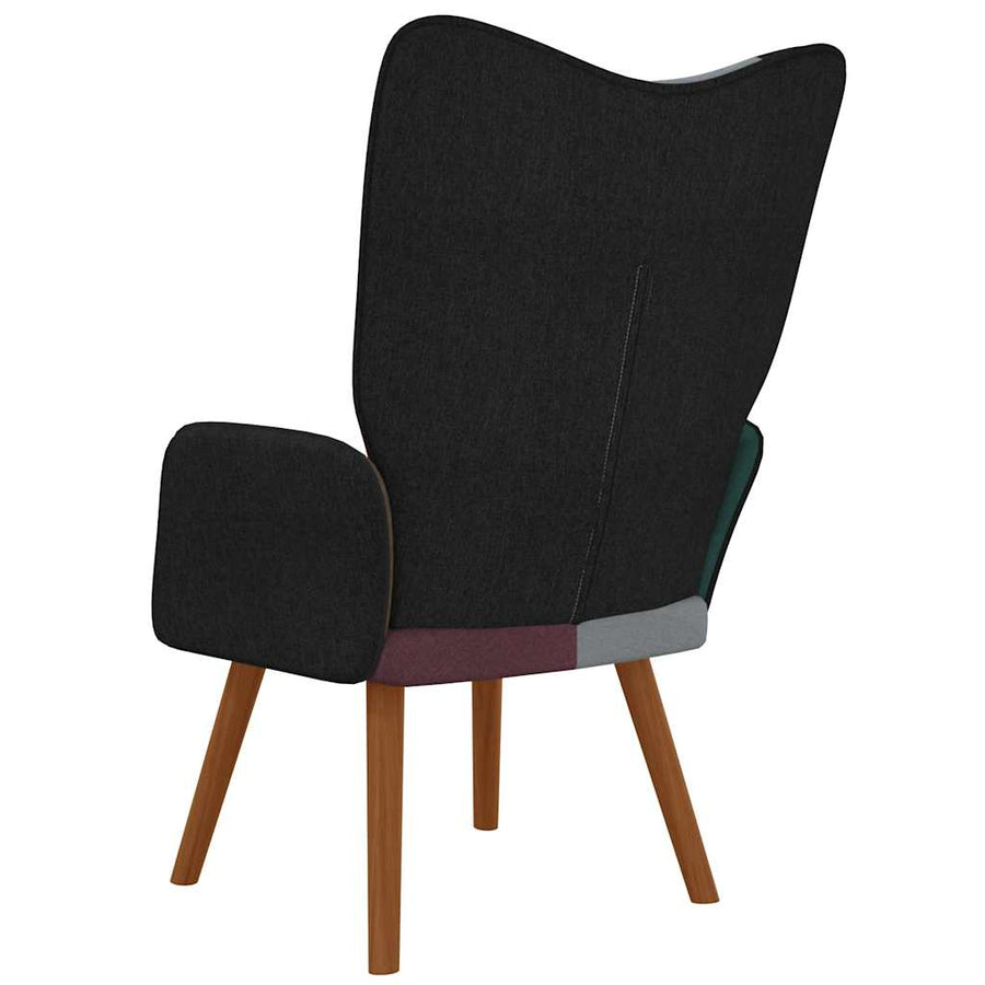 Relaxstoel patchwork stof