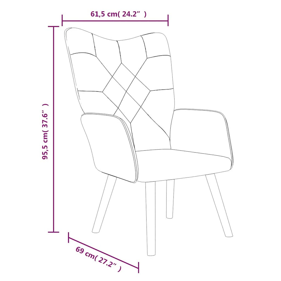 Relaxstoel Met Voetenbank Patchwork Stof 1